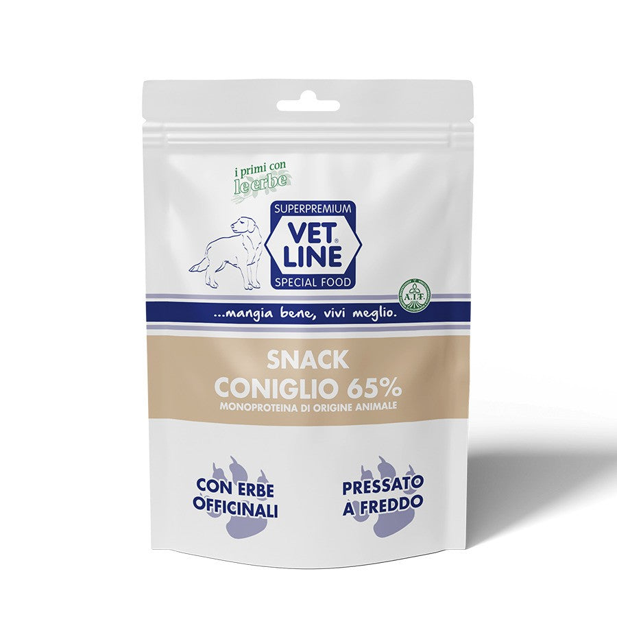 Vet Line Snack Naturali con Oltre il 65% di Materia Prima 80g