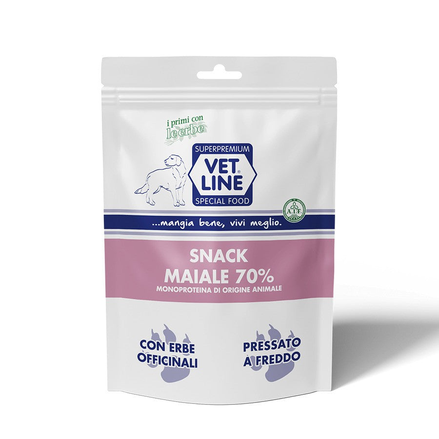 Vet Line Snack Naturali con Oltre il 65% di Materia Prima 80g