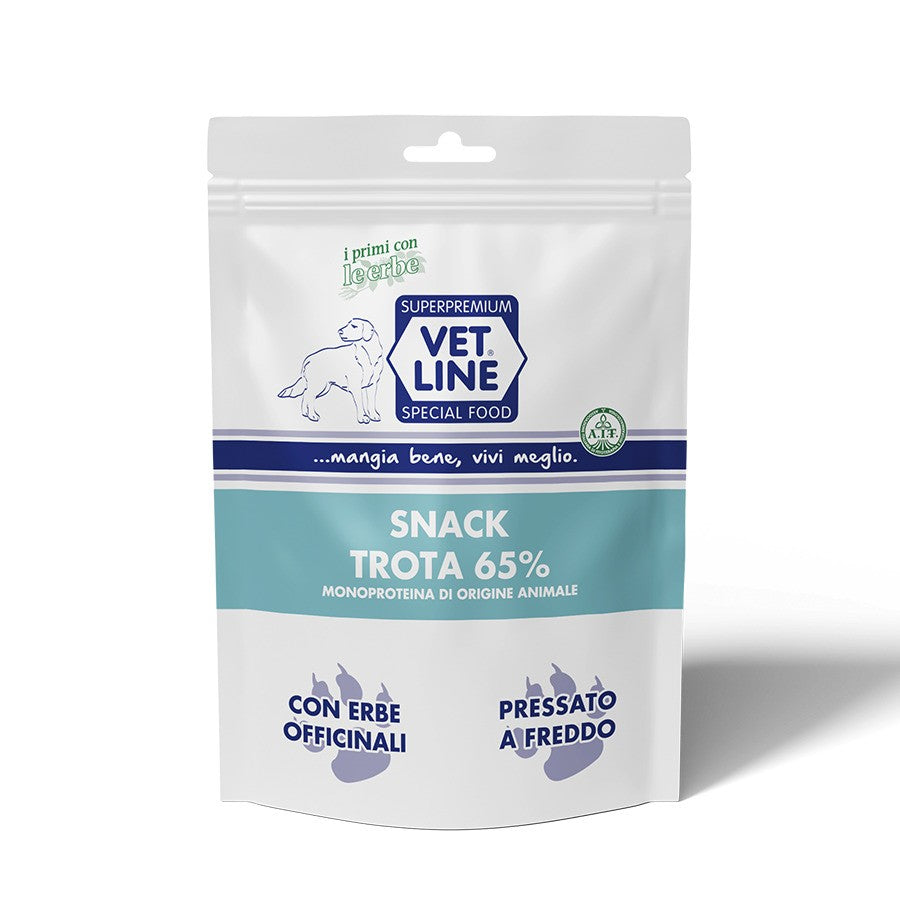Vet Line Snack Naturali con Oltre il 65% di Materia Prima 80g