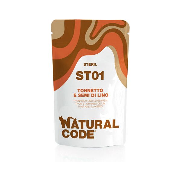 Natural Code per Gatto Sterilizzato in Bustine 70g