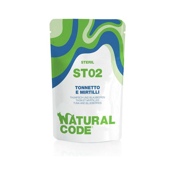 Natural Code per Gatto Sterilizzato in Bustine 70g