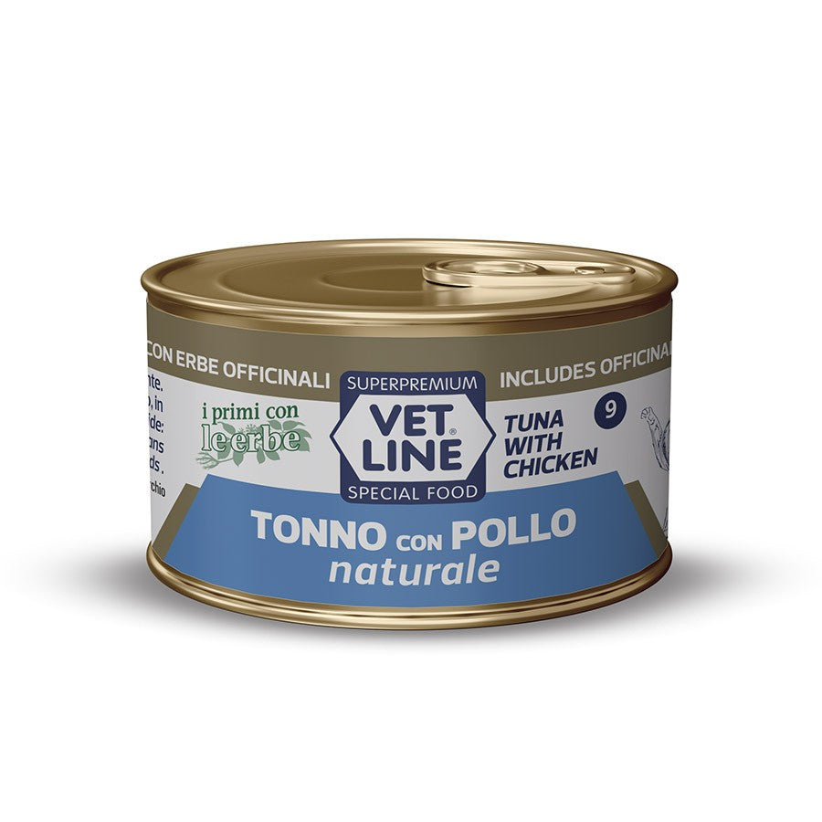 Vet Line Umido Gatto in Acqua di Cottura 70 g