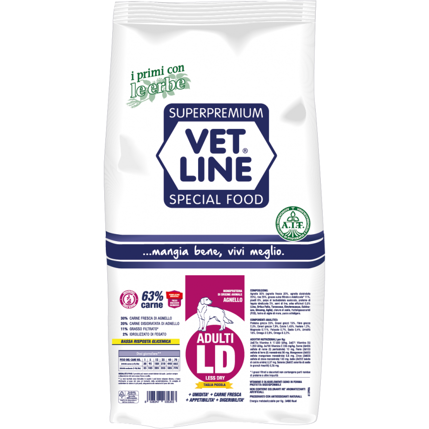 Vet Line Adult LD agnello