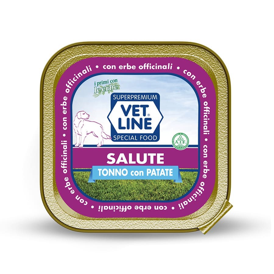 Vet Line Cane Salute Tonno e Patate Umido 150 g